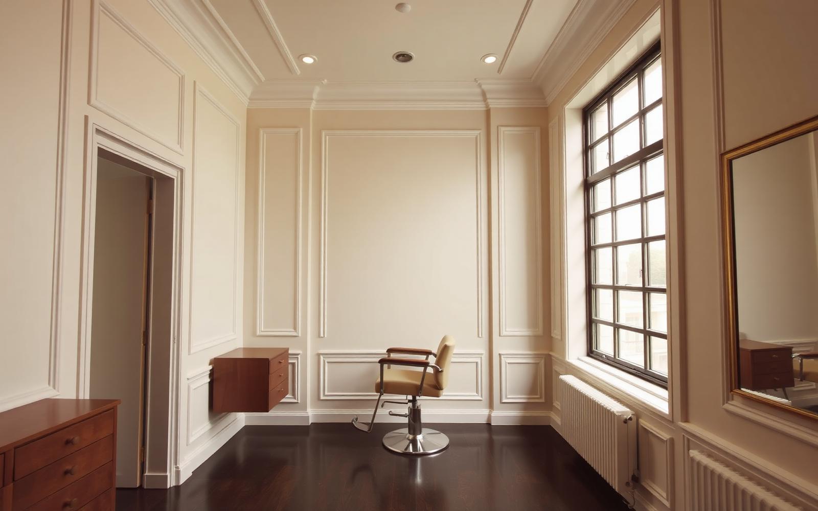 The Nekky Hairs studio interior in Lekki, Lagos
